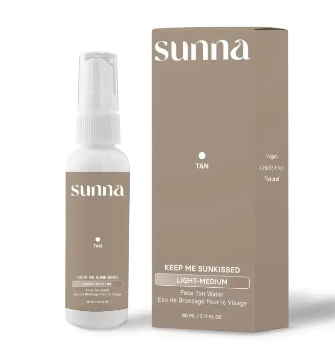 Sunna Face Tan Water Light/Medium, 60Ml