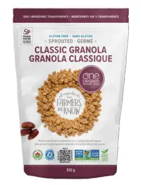 One Degree Sprouted Classic Granola, 312G