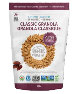 One Degree Sprouted Classic Granola, 510G