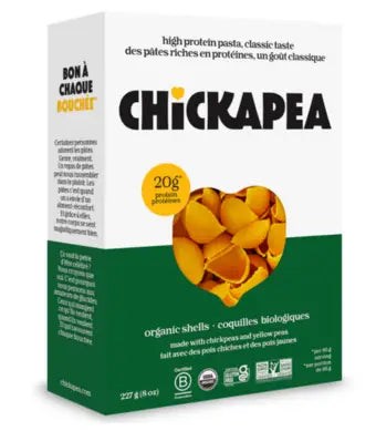 Chickapea Organic Shells Pasta, 227G