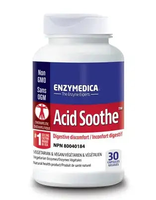 Enzymedica Acid Soothe, 30Caps