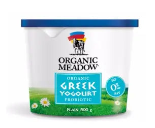 Organic Meadow 0% Non-Fat Greek Yogurt, 500G