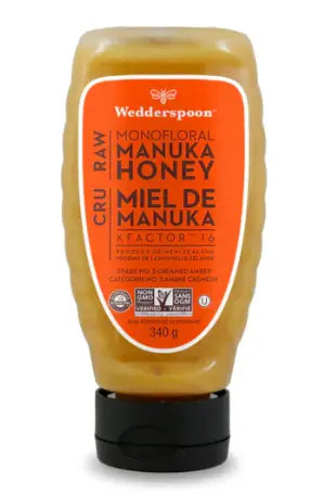 Wedderspoon Monofloral Manuka Honey Kfactor 16, 340G