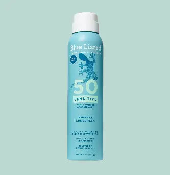 Blue Lizard Mineral Sunscreen Sensitive SPF 50 Spray, 142G