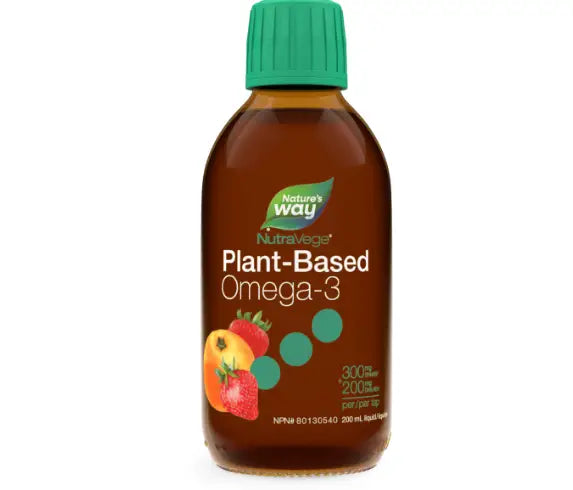 Nature's Way Nutravege Plant-Based Omega-3 Strawberry Orange, 200Ml