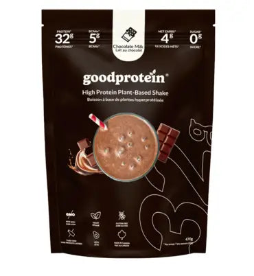 Good Protein High Protein Plant-Based Shake - Chocolate Milk, 470G