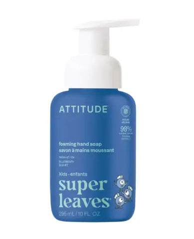 Attitude Living - Little Leaves Foaming Hand Soap Blueberry, 295Ml