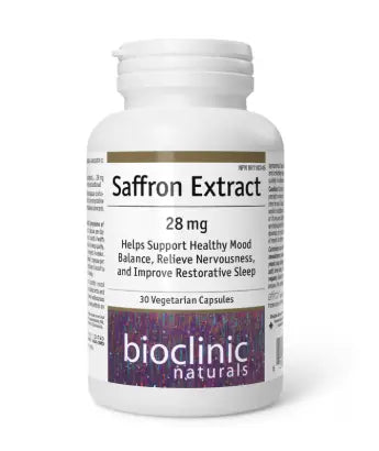 Bioclinic Naturals Saffron Extract 28Mg, 30Caps