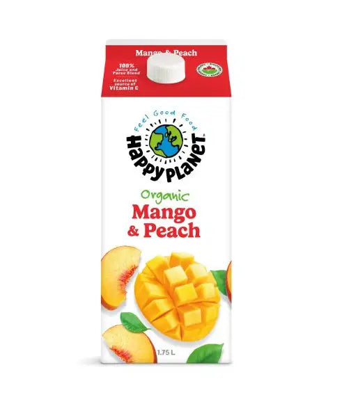 Happy Planet Organic Mango & Peach Juice, 1.75L