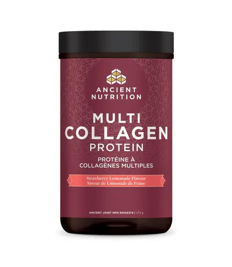 Ancient Nutrition Multi Collagen Protein - Strawberry Lemonade, 273G