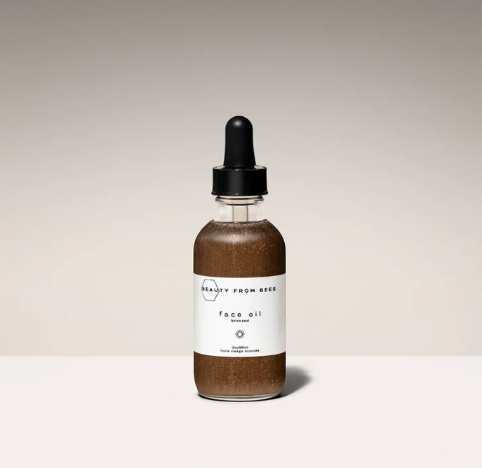 Beauty From Bees Bronzed Face Oil, 2Oz