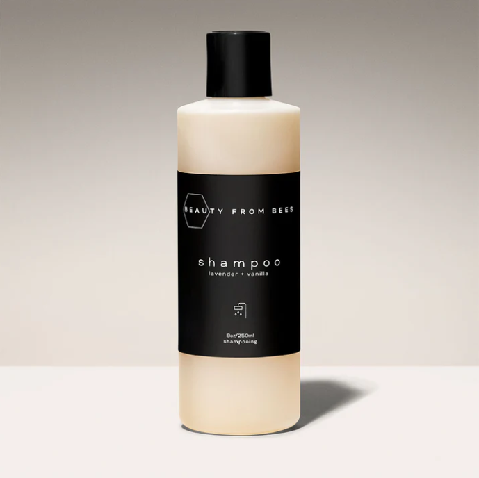 Beauty From Bees Shampoo - Lavender + Vanilla, 8Oz