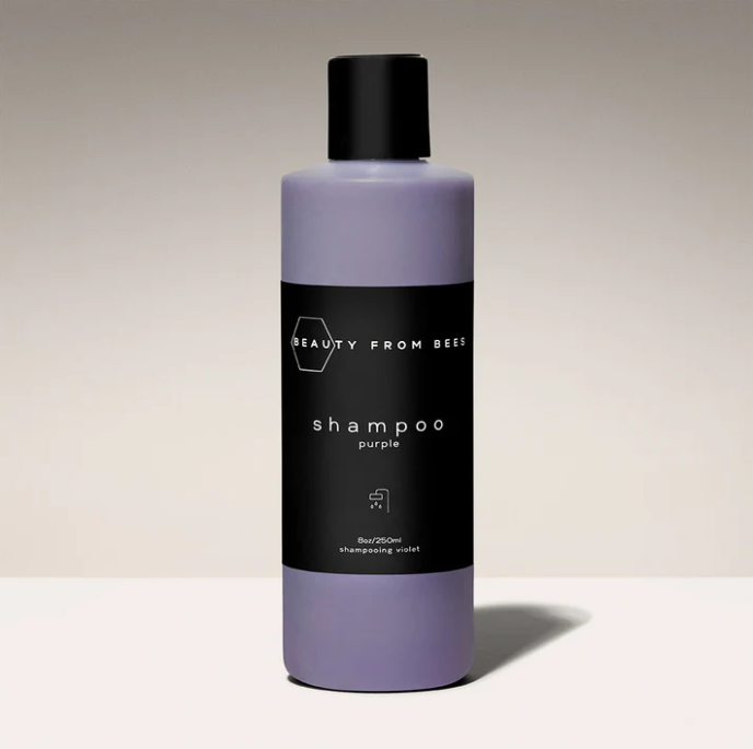 Beauty From Bees Purple Shampoo, 8Oz
