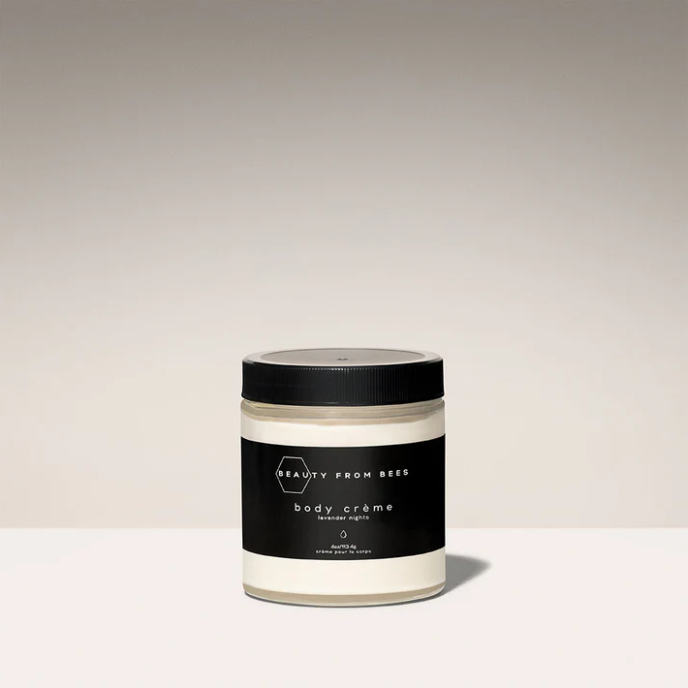Beauty From Bees Body Creme - Lavender Nights, 4Oz