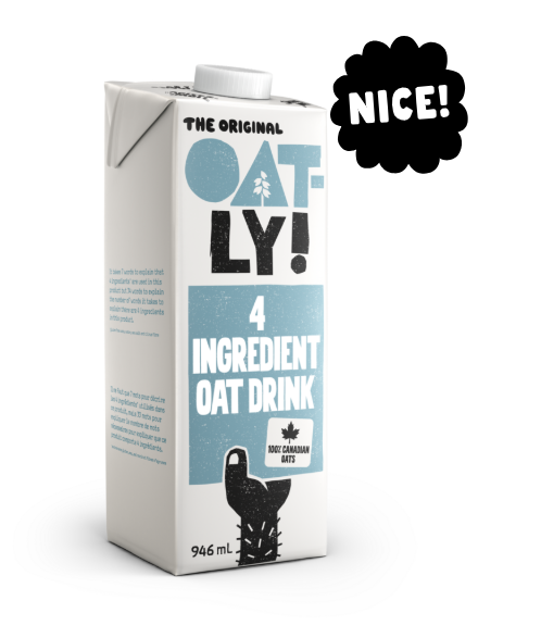 Oatly 4 Ingredient Oat Drink, 946Ml