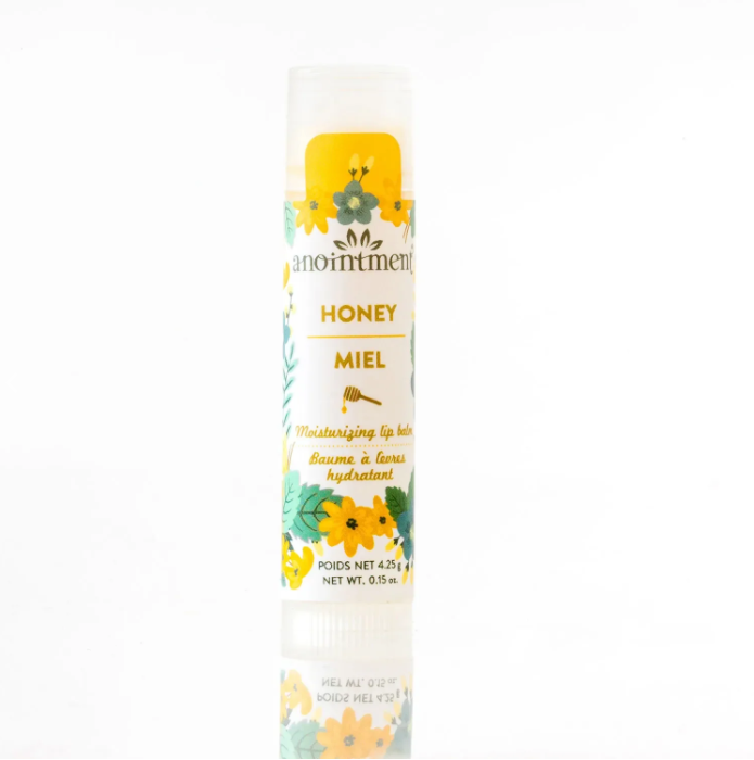 Anointment Natural Skin Care - Honey Lip Balm, 4.25G