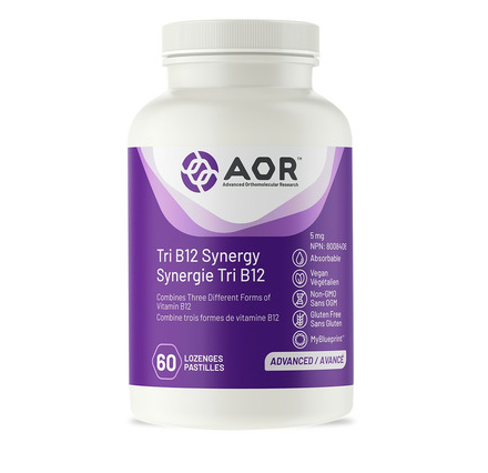 AOR Tri B12 Synergy 60 Lozenges