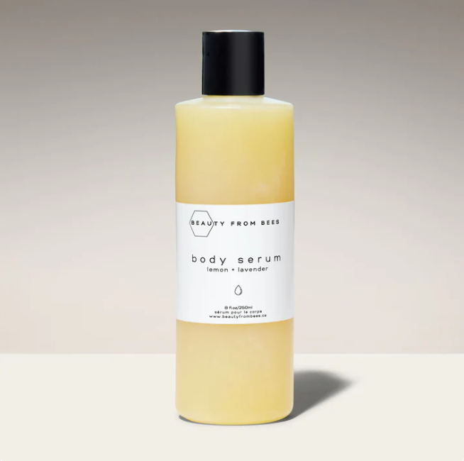 Beauty From Bees Body Serum - Lemon + Lavender, 8Oz