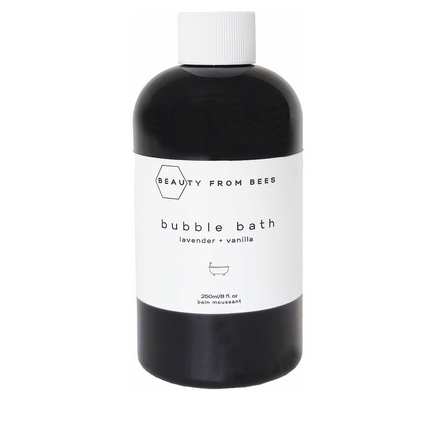 Beauty From Bees Bubble Bath - Lavender + Vanilla, 8Oz