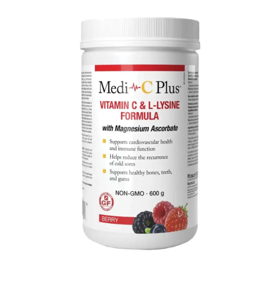 Medi-C Plus With Magnesium Ascorbate Berry Powder, 600G