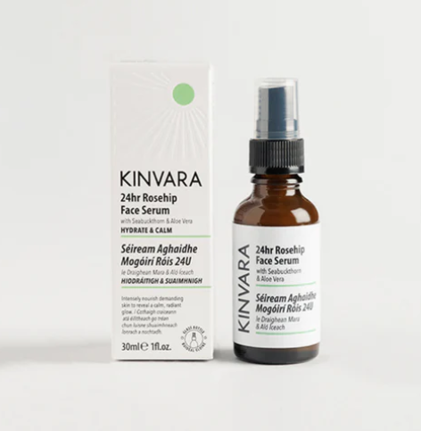Kinvara 24Hr Rosehip Face Serum, 30Ml