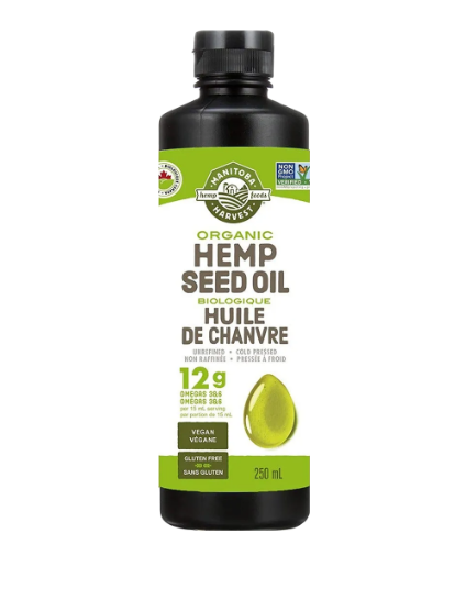 Manitoba Harvest Organic Hemp Seed Oil, 250Ml