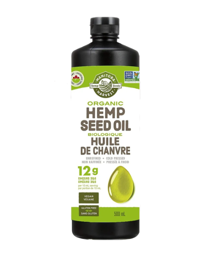 Manitoba Harvest Organic Hemp Seed Oil, 500Ml