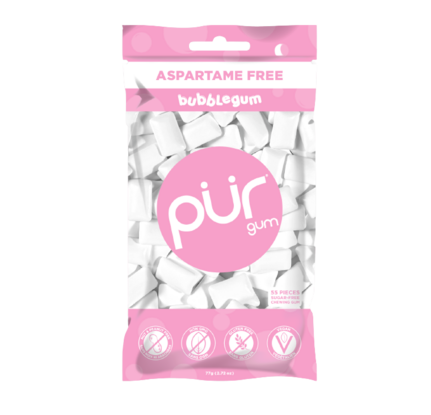 Pur Gum - Bubblegum, 55Pc