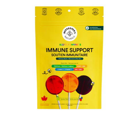 Beekeepers Naturals Kid's Immune Support Wellness Wands Variety Pack, 15Ct
