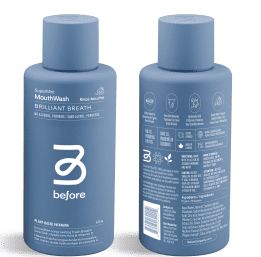 Before Self Care Company Brilliant Breath Mouthwash Supermint, 473Ml