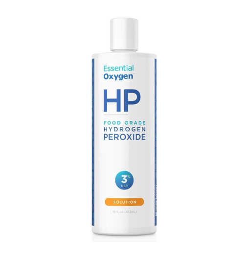 Essential Oxygen Food Grade Hydrogen Peroxide 3% Solution, 473Ml