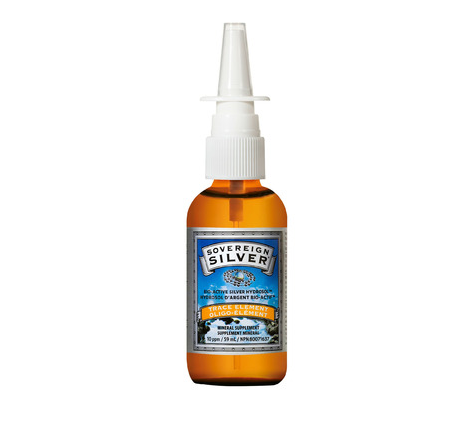 Sovereign Silver Bio-Active Silver Hydrosol Vertical Spray, 59Ml