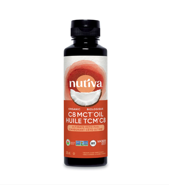 Nutiva Organic C8 MCT Oil, 355Ml