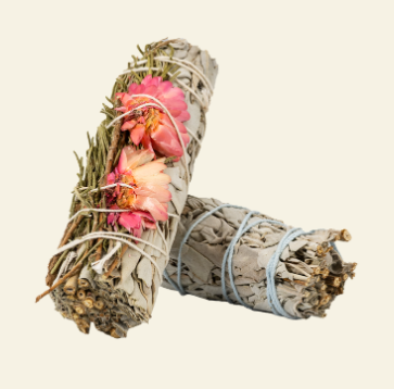 Smudge Wand Sage, Rosemary & Sinuata 4"