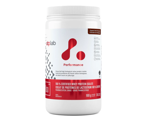 ATP Lab Grass Fed Whey Protein Isolate Organic Dark Chocolate, 900G