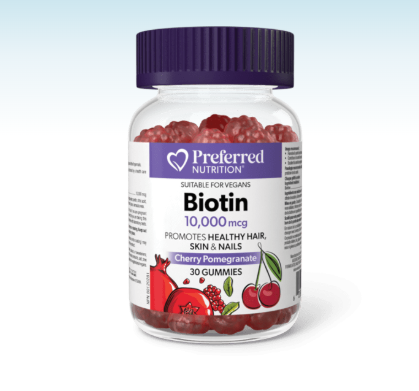 Preferred Nutrition Biotin10,000Mcg, 30Gummies