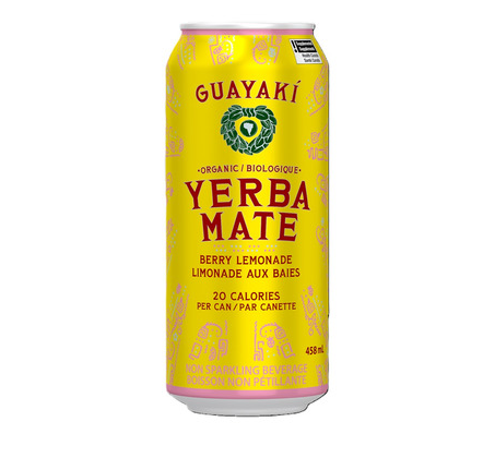 Guayaki Organic Yerba Mate - Berry Lemonade, 458Ml