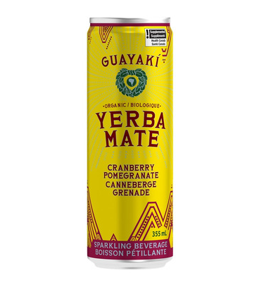 Guayaki Organic Yerba Mate - Cranberry Pomegranate, 355Ml