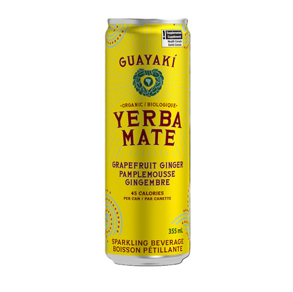 Guayaki Organic Yerba Mate - Grapefruit Ginger, 355Ml