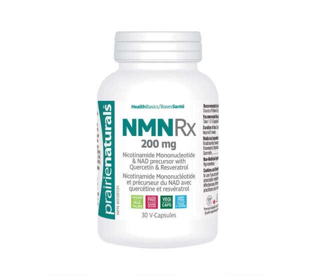 Prairie Naturals NMN Rx 200Mg, 30Caps