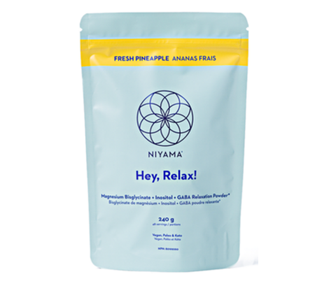 Niyama Hey, Relax! Magnesium Bisglycinate Powder Fresh Pineapple, 240G