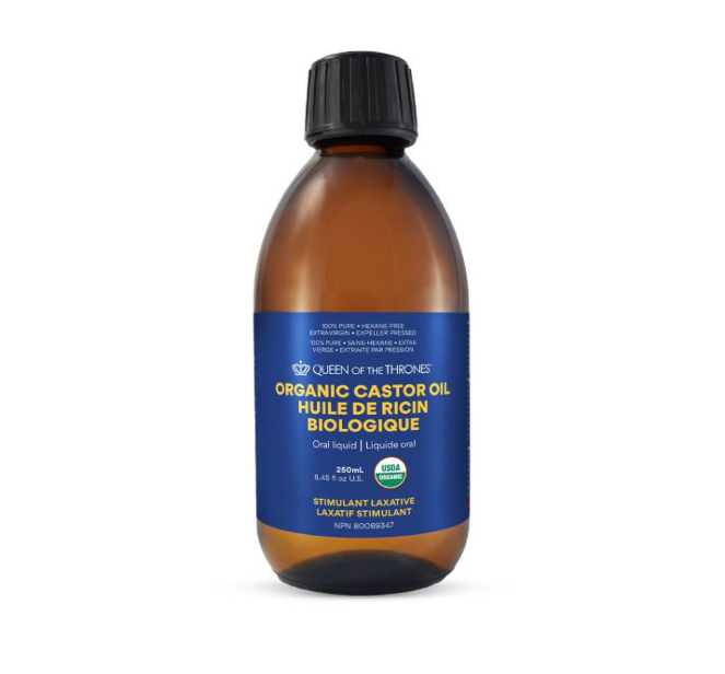 Queen Of The Thrones Organic Castor Oil Oral Liquid, 250Ml