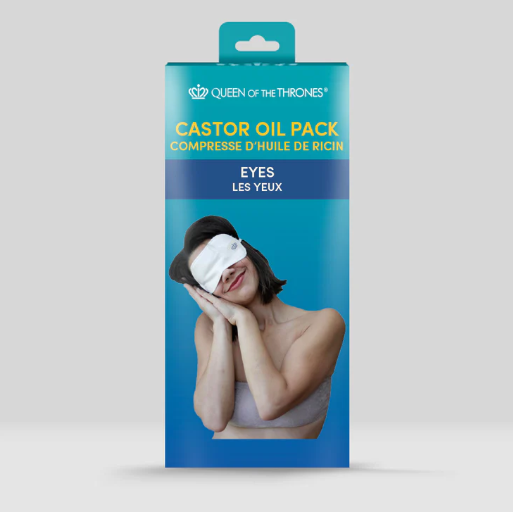 Queen Of The Thrones Eye Mask Castor Oil Pack
