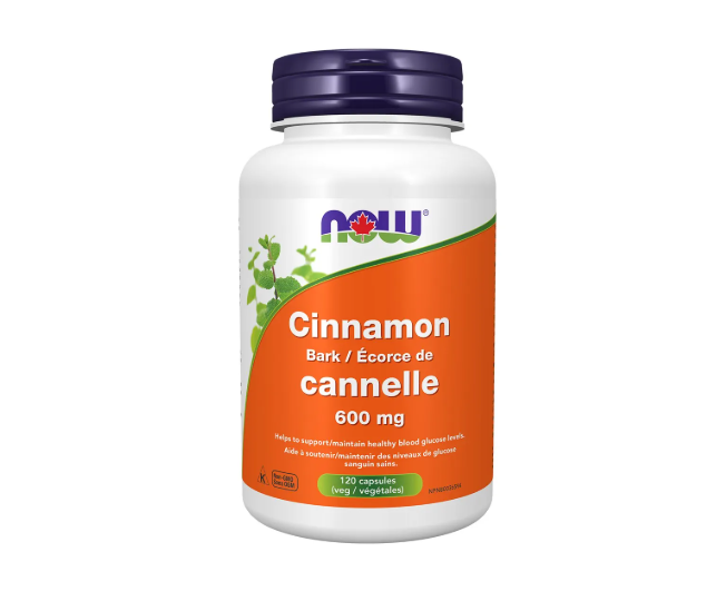 Now Cinnamon Bark 600Mg, 120Caps