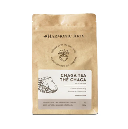 Harmonic Arts Chaga Mushroom Tea, 100G
