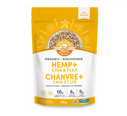 Manitoba Harvest Hemp, Chia & Flax, 198G