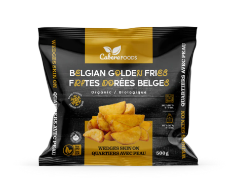 Cabera Foods Belgain Golden Fries Wedges Skin On, 500G
