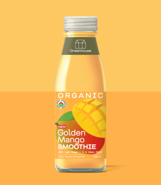 Greenhouse Organic Golden Mango Smoothie, 300Ml