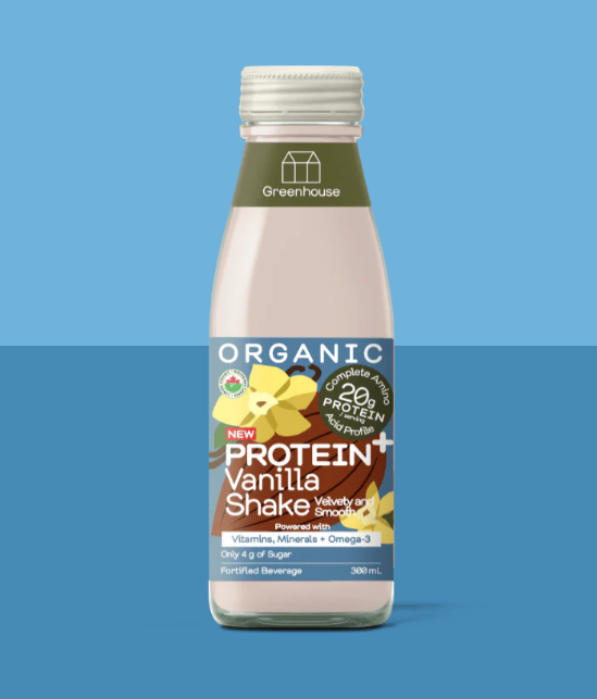 Greenhouse Organic Vanilla Protein Shake, 300Ml