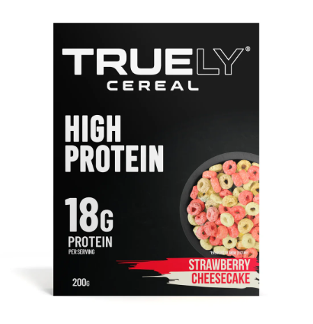 Truely Protein Cereal Strawberry Cheesecake, 200G